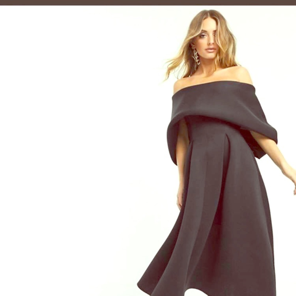 ASOS fold top prom scuba dress size 10US worn once